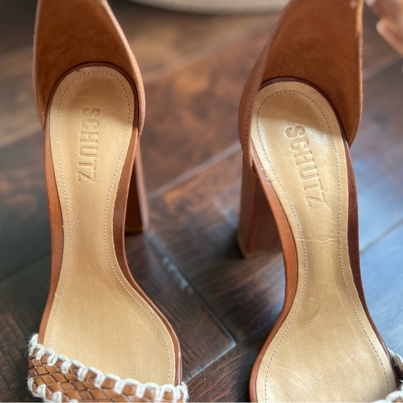 {Schutz} Floriza Braided Block Heel - Picture 10 of 10